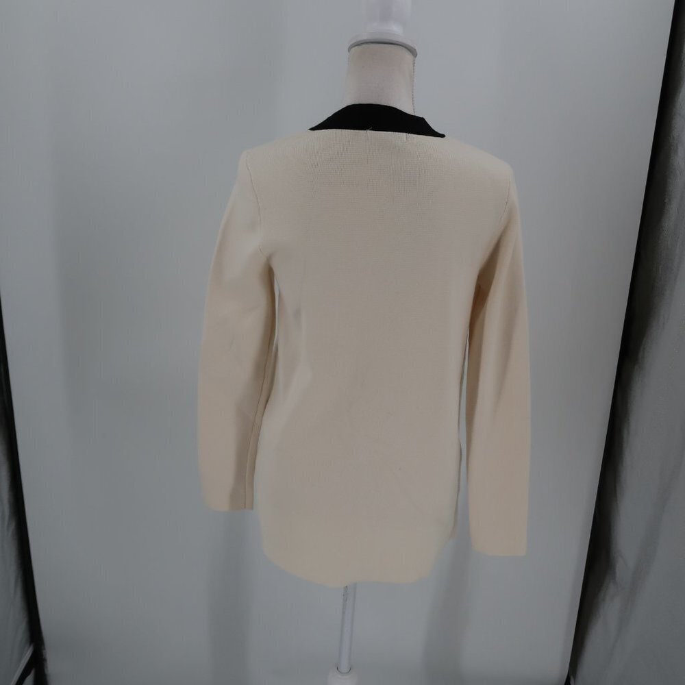 H&M Women's White Black Cardigan Size Small - Picture 6 of 6